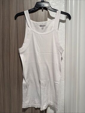 Men’s White Ribbed Tank - Classic Everyday Layering